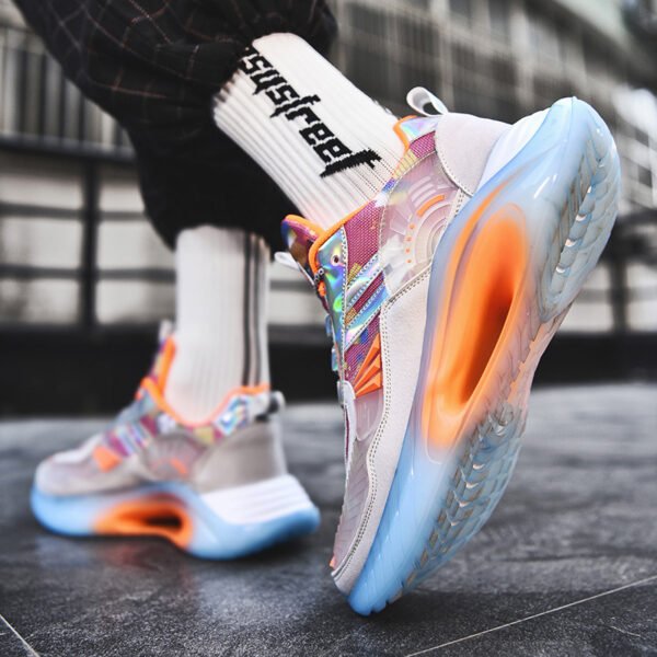 NovaEdge™ Street Basketball Sneakers – Color Burst Edition - Image 3