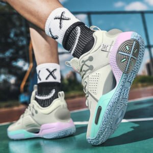 Gradient Basketball Sneakers – Lightweight, Stylish & Durable