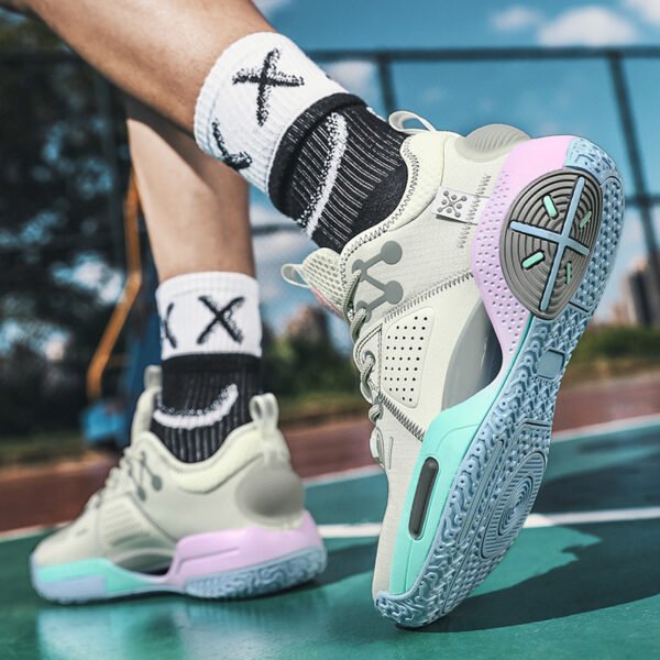 Gradient Basketball Sneakers – Lightweight, Stylish & Durable