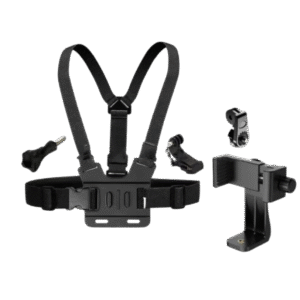 Adjustable Chest Mount Harness for Smartphones & Action Cameras