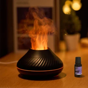 Flame Effect Aromatherapy Humidifier –  LED