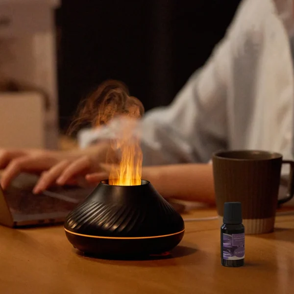 Flame Effect Aromatherapy Humidifier –  LED - Image 2