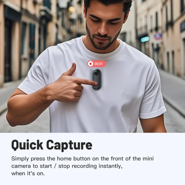 Mini 4K Action Camera HSC – Compact, Lightweight - Image 3