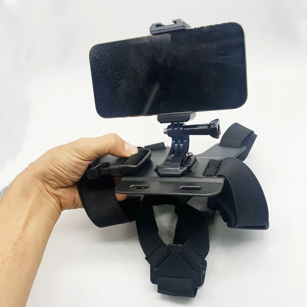 Adjustable Chest Mount Harness for Smartphones & Action Cameras - Image 4